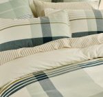 Levon Quilt Cover Set Range Jade