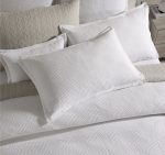 Caspian Quilt Cover Set Range White