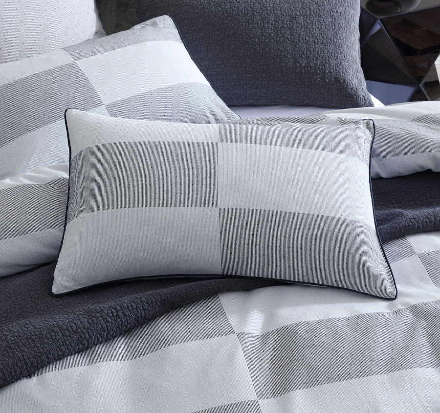 Region Quilt Cover Set Range Grey